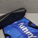 45" Large Foldable Snow Sled Rolled Up Portable Snow Sleds for Kids and Adult, Thickened PE Bottom Sturdy Fabric Stitching Winter Sleds with Handles for Stable Control, Fits 2 Children or 1 Adult