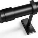 1 ¼” Heavy Duty Adjustable Curtain Rod, 6-12ft, Black