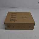 Laiensia 4-Tier Storage Carts, Multifunction Utility Rolling Cart Kitchen Storage Organizer, Mobile Shelving Unit Cart with Lockable Wheels for Bathroom, Laundry, Living Room, With Classified Sticker, White