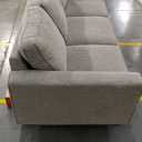 Porter Designs Annie Wood Trim Sofa, Cream