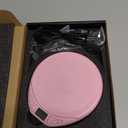 Gueray Portable CD Player with Earphones,CD Discman for Car Home with Anti-Skip Shockproof Protection,Personal CD Music Player with LCD Display Support PROG Memory Function (Pink)