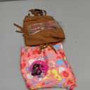 LENSOUS Girls Kids 60s 70s Hippie Costume Pants Set Outfits Fringe Vest Peace Flared Pants Accessories Set（Pink,8-10 Years）, G2991