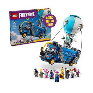 LEGO Fortnite Battle Bus Building Toy - Collectible Fortnite Toy for Kids, Boys & Girls, Ages 10+ - Pretend Play Set with 9 Minifigures from Video Game - Gift for Christmas - 77073