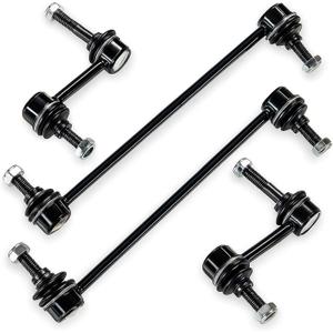 K80296 K750571 4PC Front/Rear Stabilizer Sway Bar End Link Fit for Ford 2009 2010 2011 2012 Escape, for Mazda 2009-2011 Tribute, for Mercury 2009-2011 Mariner
