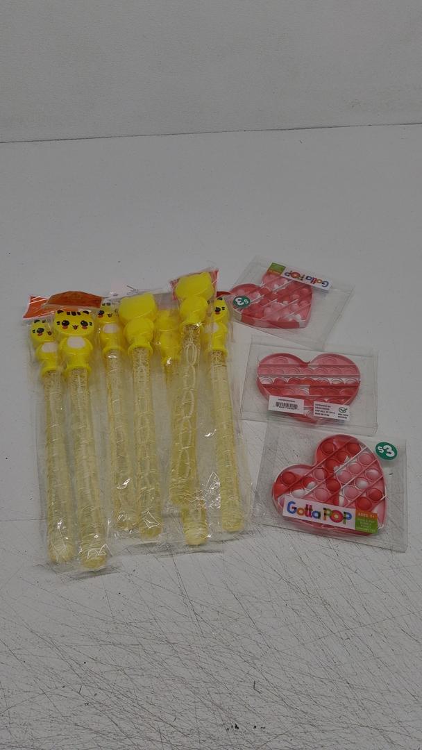 7 Bubble Wands, 3 push &Pop bubbles fidget sensory Toys 7 Bubble Wands, 3 push &Pop bubbles fidget sensory Toys