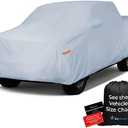 EzyShade 10-Layer Truck Cover Waterproof All Weather. See Vehicle Size-Chart for Accurate Fit. Full Outdoor Pickup Truck Covers for Ranger Frontier Tacoma. Sun Wind Rain. Size T1 (See SizeChart)