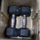 CAP Barbell Coated Dumbbell Weight | Multiple Options Pairs & Sets (50 lb - Set (10 lb x 2 & 15 lb x 2))