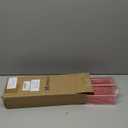 Mifoci 50 Pcs Pink 5 oz Plastic Dessert Cups Appetizer Cups for Parties Mini Square Disposable Dessert Bowls Parfait Bowls for Pudding Fruit Yogurt Ice Cream Mousse