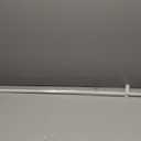 Brushed Nickel Curtain Rod for Windows 16-28", Internal Splicing, Adjustable Room Darkening Curtain Rod with Aluminum Finials and Brackets, Wrap Around Design