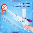 Electric Water Gun, Ultimate Battle Blaster Water Guns with Dual Nozzles High Capacity Automatic Squirt Guns Summer Outdoor Beach Swimming Pool Party Toy for Adult Kids