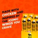 Slim Jim Giant Smoked Chicken Sticks, Buffalo Wild Wings Buffalo Flavor, 6g Protein Per Stick, Valentine's Day Gift For Him, 0.97 oz. (24 Count)