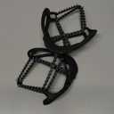 Yaktrax Walk Traction Cleats - 360-Degree Grip on Snow, Ice, & Multi-terrain Surfaces - Elastic Outer Band w/ Easy-On/Off Heel Tab & 1.2mm Zinc-coated Steel Coils - Abrasion & Rust Resistant - Unisex