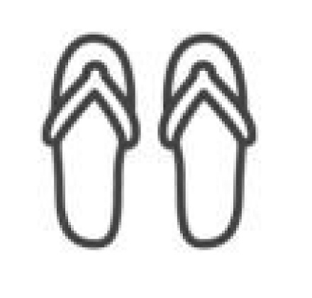 Zeroxposur Kid's Flip-Flops, Outdoor Footwear, Black, Size 2/3