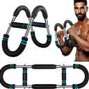 Twister Arm Exerciser, Adjustable Spring Workout Bar, 40-100lb Adjustable Chest Workout Equipment, Arm Trainer, Twister Arm Trainer (Blue)