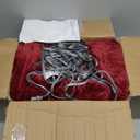 Beautyrest Heated Electric Blanket for Cold Weather, Fast Heating Heated Blanket, Auto Shut Off, Virtually Zero EMF, Multi Heat Setting, UL Certified, Red Queen (90 inx84 in)