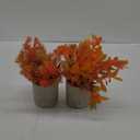 Der Rose 3 Pack Fall Decor Fake Plants Artificial Plants Plastic Eucalyptus Fall Decorations for Home Office Desk Farmhouse Room Bathroom Table Autumn Decor Indoor