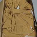 Giant Christmas Garage Door Bow Decoration with Light Large Velvet Christmas Ribbon Bow Garage Door Banner Cover for Xmas Indoor Outdoor Home Party Decoration, 26.25 x 11.81 ft(Khaki)