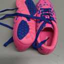 DREAM PAIRS Boys Girls Turf Indoor Soccer Shoes Lace Up Cleats for Little/Big Kid (9.5 Toddler, Fuchsia)