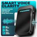 Voice Activated Recorder – Mini Audio Recording Device with Magnetic Mount, Small Portable Digital Recorders, Microphone Devices with AI Smart Noise Reduction, Wireless Sound, 128GB–9000 hrs