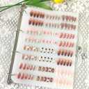 Large Press On Nail Organizer 10 PCS Clear Empty Press On Nail Storage Press On Nail Packaging for Fake Nail Storage Nail Display Nail Salon Press On Nail Supplies Organizer with Nail Tape