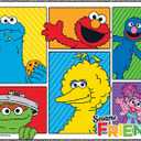 Buffalo Games - Sesame Workshop - 4 X 1 Kids Multipack - Sesame Street - Multiple Jigsaw Puzzles for Kids- Challenging Puzzle Perfect for Game Nights - Finished Size Varies