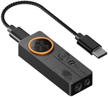 Fosi Audio DS3 DAC Amp Dongle, Portable Headphone Amplifier with Gaming 7.1 Spatial Audio, ES9039Q2M XMOS Powered, DSD512, 3.5mm Single 4.4mm Balanced, HiFi Amps for PC/Phone/ PS5/ Switch