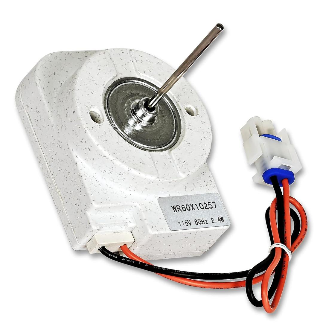 Upgraded WR60X10257 Refrigerator Evaporator Fan Motor Fit for GE Replace WR60X101291373246AP4318644PS1766252EAP1766252UDQR002GNL200D5001P003.