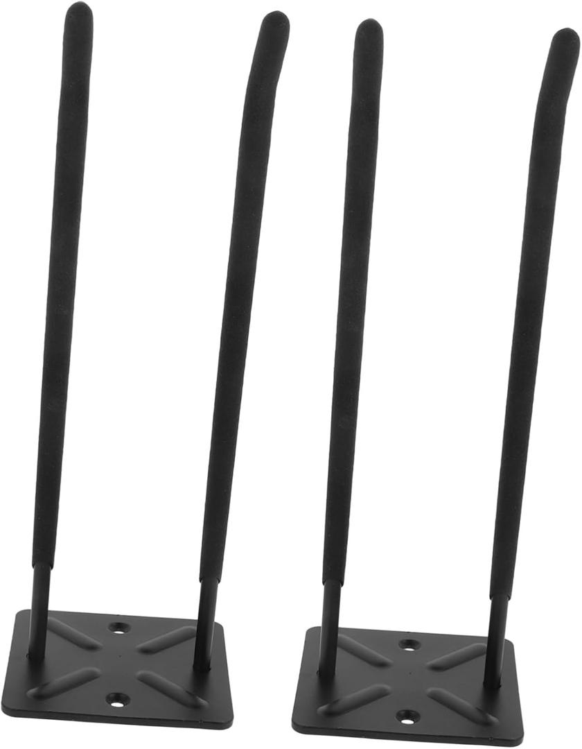 Heavy Duty Wall Mount Garage Hooks for Tires and Tools Sturdy Utility Storage Hangers for Garage Organization Multi-Purpose Design Black