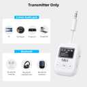 1Mii Bluetooth 5.3 Transmitter w/Screen for TV to 2 Headphones, aptX AD/LL/HD Hi-Fi Audio, 25H Playtime, 3.5mm AUX Bluetooth Adapter for TV, PC, CD Player, MP3, Gym, Projector - Transmitter Only