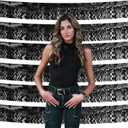 6P Wavy Metallic Foil Fringe Banner Tinsel Banner Backdrop Garland Curtains for Parade Floats Wedding Birthday Parties Decoration Halloween Christmas (Black)