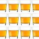 Vikko Shot Glasses, 3.5 Ounce Shot Glass, Set of 12 Small Liquor and Spirit Glasses, Durable Tequila, Alcohol and Espresso Shots, 12 Piece Large Shooter Glass Set (Traditional)