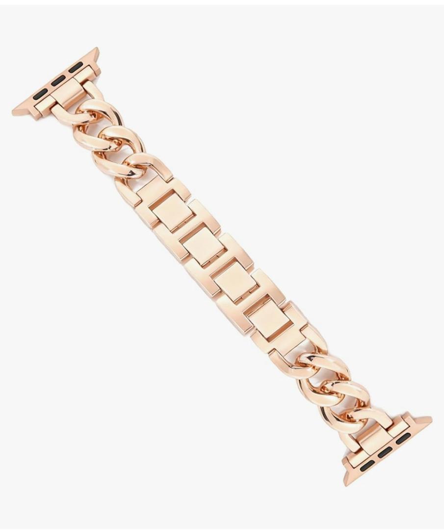 Metal Watch Band Compatible with Apple Watch Bands for Women Metal Bracelet Band Replacement Strap
