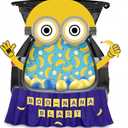 Halloween Yellow Trunk or Treat Car Decorations Kit,Cute Yellow Cartoon Trunk or Treat Decor for Truck SUV,Funny Halloween Car Decor for Car Archway Garage