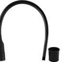 EZ SPARES Flexible Crevice Cleaning Tool 25inch Replacement,Vacuum Hoses Accepting 1-1/4",1-3/8" Attachment for Home Car Detailing Removable Brush Head Univeral,Deep Reach Precision Cleaning