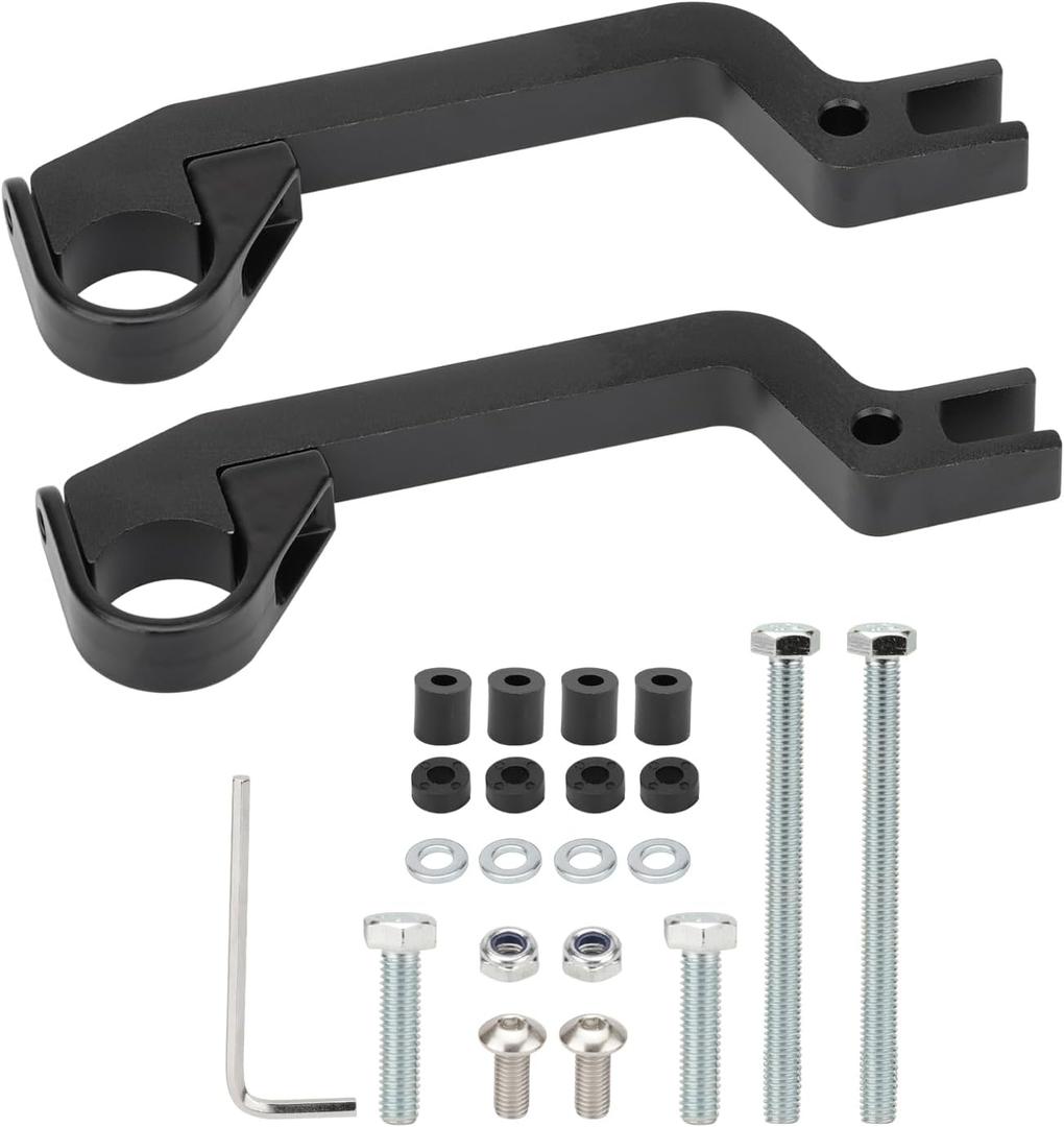 LKV 34452 Handguard Mount Brackets Kit Replace for PowerMadd Sentinel HandGuards Universal Fit for Snowmobiles ATV MX Motorcycle Mount