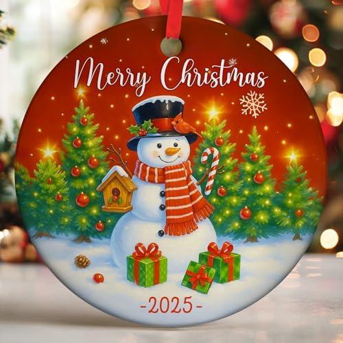Snowman Ornaments for Christmas Tree - Snowmans Gifts for Seasonal Decor, Snowman Ornaments Gift for Christmas - Fun and Unique Ornament Gift, Ideal Gifts for Those Who Love Snowmen