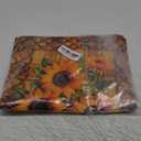 Sunflower Placemats Set of 6, Linen Place Mat Washable Stain Resistant Table Mats for Farmhouse Kitchen Dining Party Wedding Decor 12 Set of 2X18 Inch