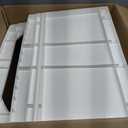 IRIS USA 4-Drawer Wide Plastic Drawer Organizer, Matte White