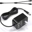 VHBW 5V Charger Replacement for Dogtra with Splitter Cable, Replacement SBC5V1000 Charger Compatible with Dogtra iQ Series, YS600, 200C, 280C, EF-3000 Gold Receiver,YS300 Collar Trainer