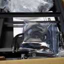 Lazzanto Night Stand Bedside Charger Bedroom - Nightstand with Charging Station & LED Light Strip, Night Stand with Storage Shelf & 3 Fabric Drawers, Morden End Table with U-S-B Ports & AC Outlets