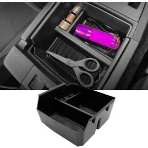 Center Consoles Organizer Compatible with Jeep Wrangler JK JKU 2011-2018 Armrest Storage Interior Box Tray