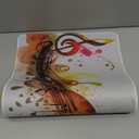 Gaming Mouse Pad, Large Non-Slip Rubber Base Mousepad, Keyboard Mouse Mat, Desk Pad with Stitched Edges, 31.5x11.8inch, Music Note