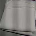 Jinchan Linen Blend Curtains 96 inch Length 2 Panels for Bedroom Living Room, Floor to Ceiling 50 inch Wide Farmhouse Drapes with Rod Pocket Back Tab (50W x 96L, Off White)