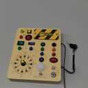 Busy Board With Led Light, Montessori Toys For 1-3 Years Old Boys Girls Wooden Toddler Toys Birthday Gift Educational Toys For 1+ Year Old, Toddler Travel Toys Sensory Toys For Kids With Autism
