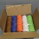Macrame Cord 3mm x 594 Yards, 18 Rolls Natural Colored Macrame Cotton Cord Rope Kit Color Variety Macrame Jute Twine String 4 Strand Twisted for Wall Hanger Plant Hanging DIY Knitting Macrame Supplies