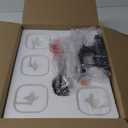 Amico 4-Light Bathroom Vanity Light Fixtures, Rustic Industrial Painted Wood Farmhouse Light fixtures, Vintage Black Wall Sconces Bathroom Vanity Lighting with Clear Glass Shade