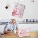 Soke Case for iPad (A16) 11th Generation 2025, Compatible with 10th Gen 10.9 Inch 2022, Shockproof Cover with Pencil Holder, Auto Wake/Sleep & Tri-fold Stand, Dreamy Marble