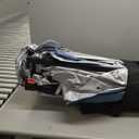 10'x10' Pop Up Canopy Tent with 1 Sidewall and 6 Pockets, One Push Setup, Instant Shade Tent with Vented Roof for Beach Patio Outdoor, Case, 8 Stakes, 4 Ropes, 4 Sandbags (Cyan, 10x10)