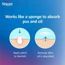3 x Nexcare Thin and Transparent Acne Patch, Skin Cover Absorbs Pus and Oil from Clogged Pores, made with hydrocolloid, tab allows for easy removal from liner - 39 Pimple Patches