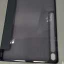 INFILAND for Galaxy Tab S10 FE Plus Case (2025) 13.1 Inch Slim Tri-fold Clear Protective Case Cover with S Pen Holder for Samsung Galaxy Tablet S10 FE+ (Grey)